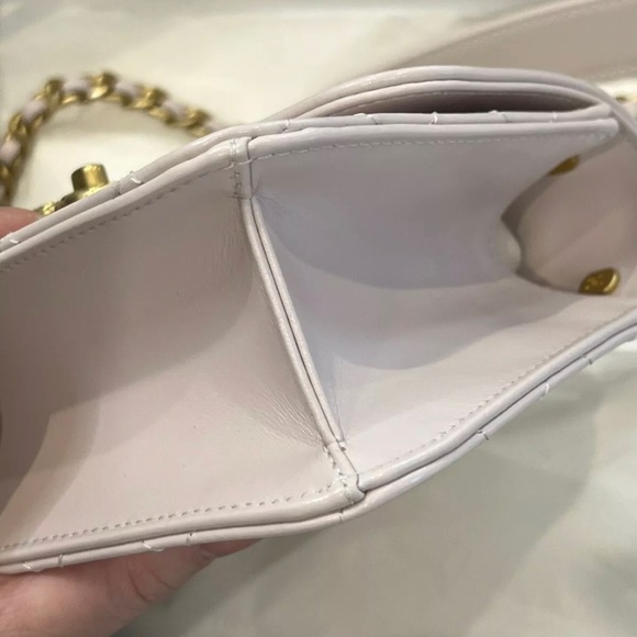 🦄BRAND NEW! 2021 CHANEL COCO Crush Classic Small Violet Clair Purple GHW Bag - Picture 5 of 12